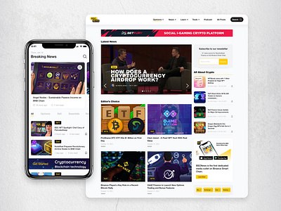 BSC News -  Crypto Website & App