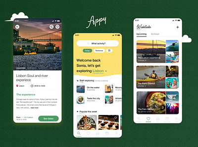 Appy - Discover Portugal, Save, Book & Ride app booking cab city design discovery henderson hokh kurt portugal taxi ui ux wishlists