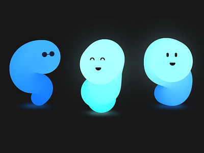 Unused Blobs abstract bubbles character