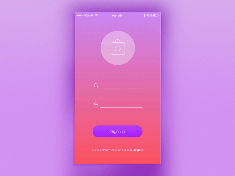 Daily UI Sign up
