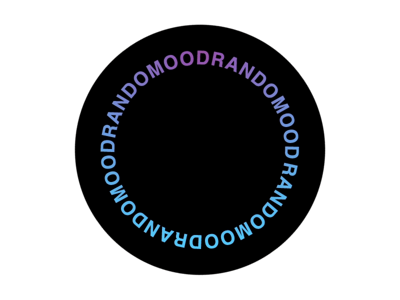 Randomspin gradient motion randomood spin