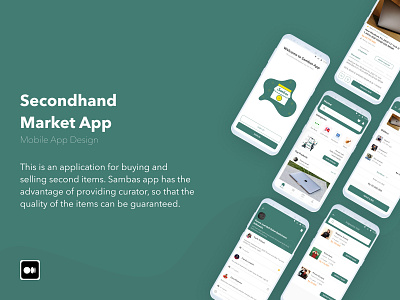Secondhand Market App app app design case study marketplace marketplace app mobiledesign secondhand ui uidesign userinterface ux uxdesign