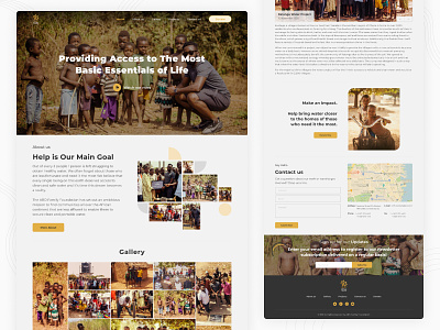 Charity Foundation Website Design