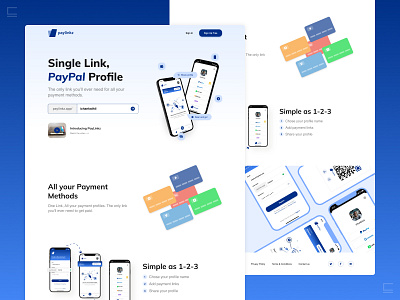 Paylinkz | The Only Link You’ll Ever Need clean design landing page landingpage link payment ui uidesign userinterface ux uxdesign webdesign website