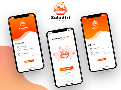 Saladtri Login Page