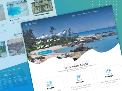 Exploration for Tourism Website Design design indonesia login design tourism tourism app travel travel app ui uidesign userinterface ux webdesign