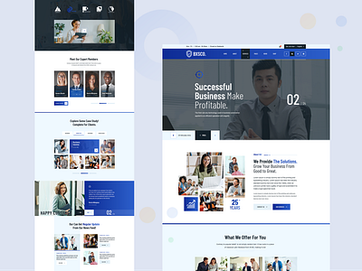 BXSCO - Business Website by Md. Younus on Dribbble