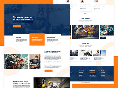 Facto - Industry website design ui ux web website