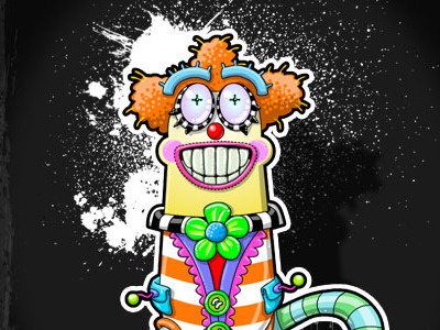 Circus Freaks character design illustration