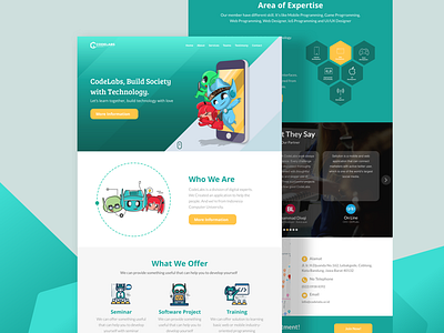 Codelabs Landing Page