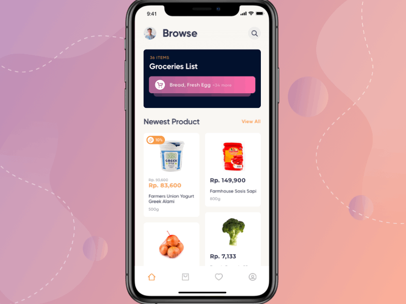 Groceries App - Checkout Interaction