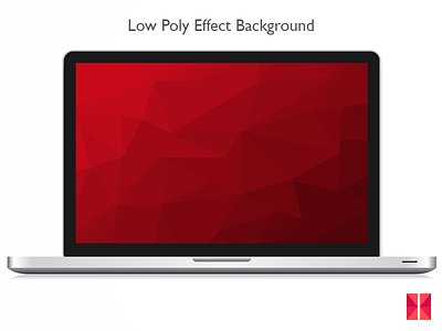 Low Poly Effect Background.2 background geometric low poly effect red wallpaper