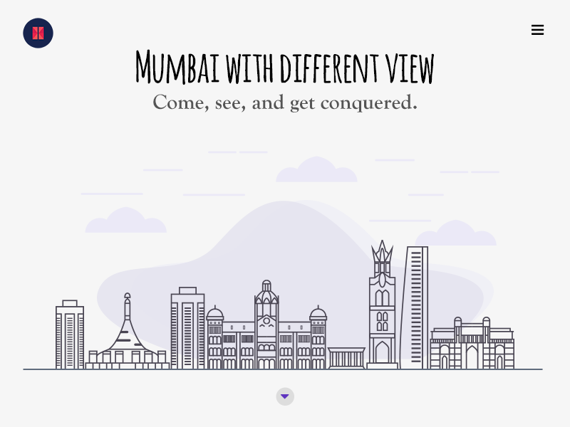 Mumbai skyline silhouette in colorful geometric style. symbol for your  design. vector illustration. | CanStock