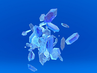 ice render 3d art body cell cinema4d graphic design ice life micro particles realistic. life science