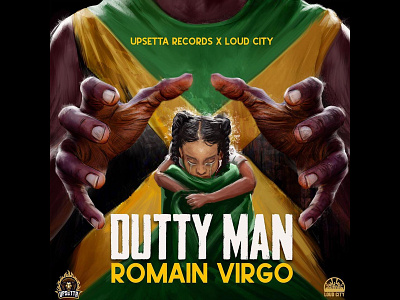 Dutty Man Romain Virgo album cover abuse album album cover illustration jamaica music redesign reggae sexual abuse