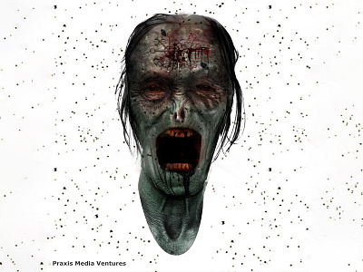 Demon concept art for indiemovie conceptart dark demon horror illustration occult zombie
