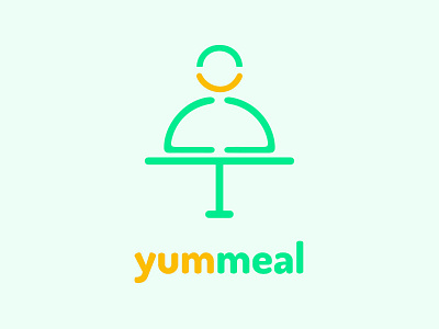 Yummeal cafe food food logo food table meal meal logo restaurant smiley food