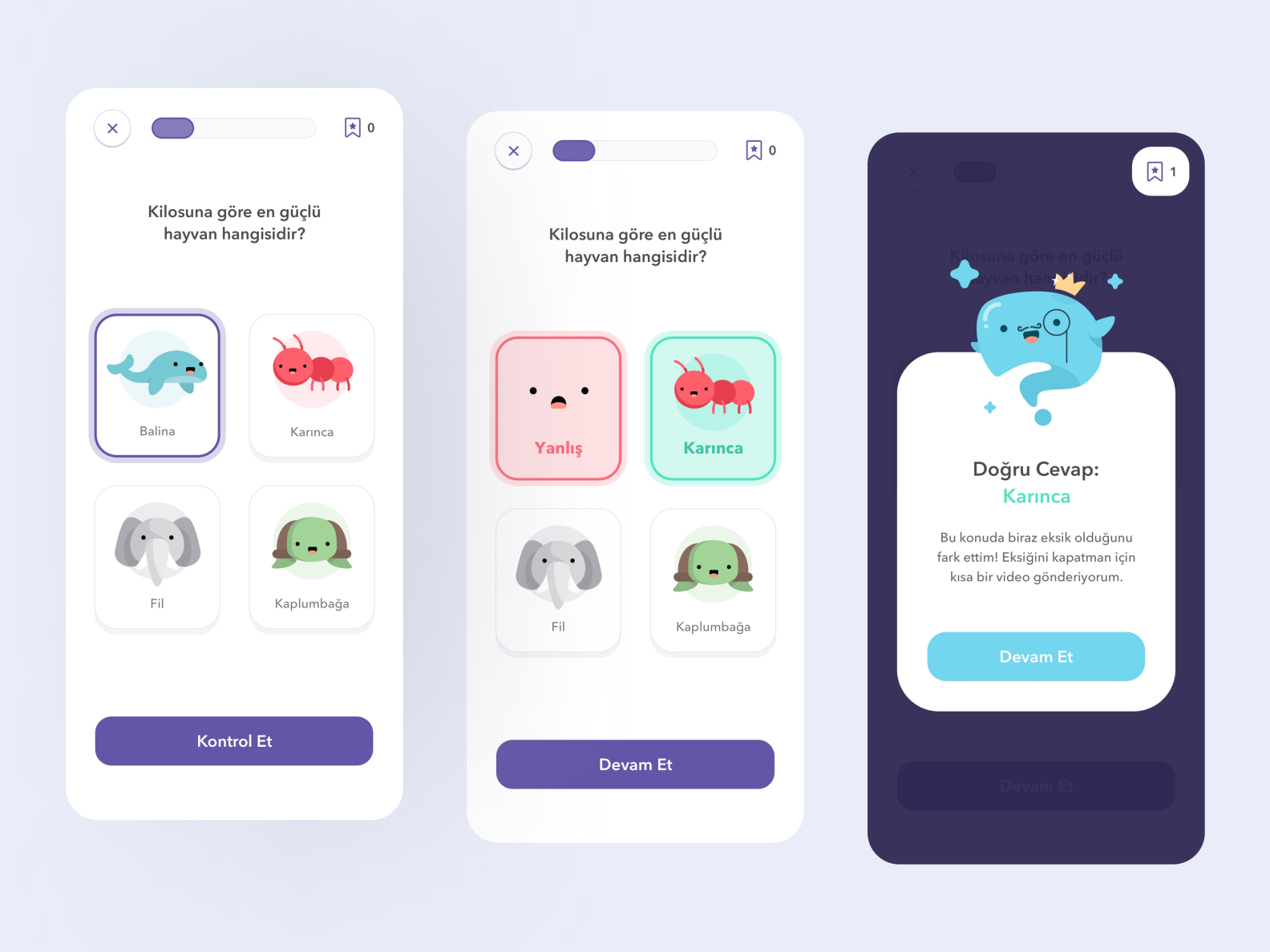 Quistudy App - Quiz by Baran Şen on Dribbble