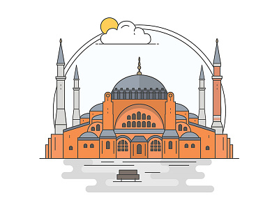 Landmarks of Turkey - Hagia Sophia