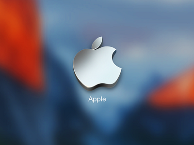 Apple Logo apple icon logo metal