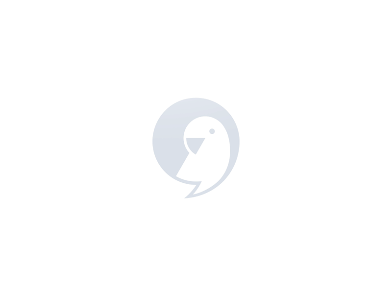 Meiqia New Logo & Typeface bubble logo parrot typeface