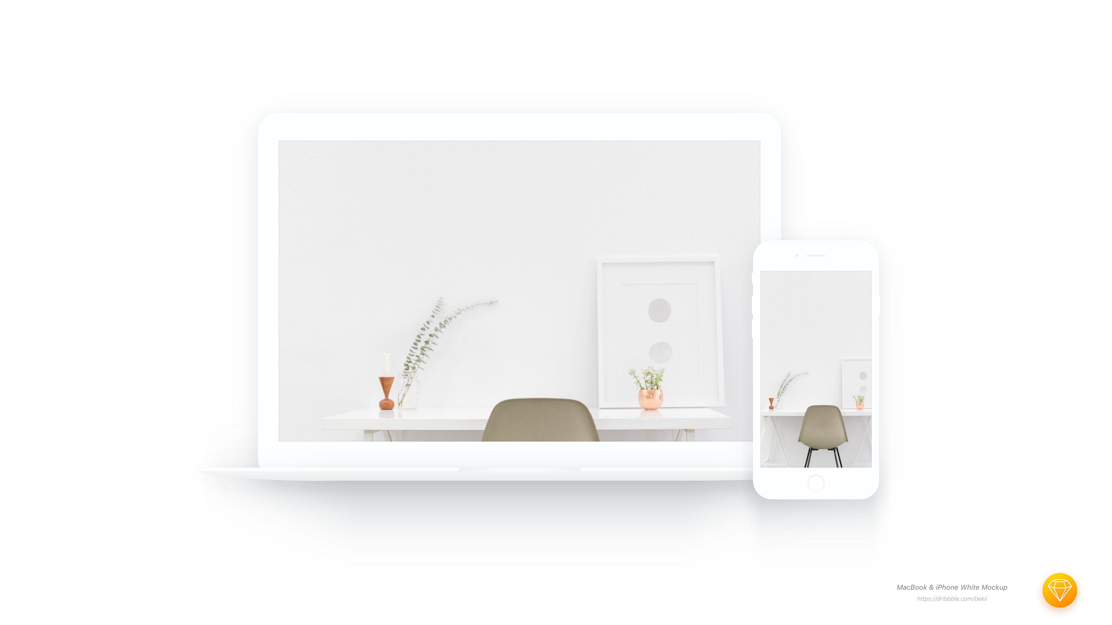 Macbook & iPhone Mockup Sketch · Pinspiry