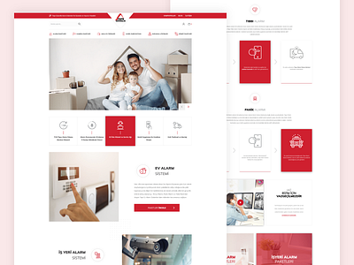 Tepe Güvenlik - Alarm Systems clean e commerce e commerce design e commerce website minimal responsive design responsive website ui design ux design web design