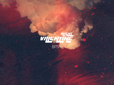 Valentine Night with Bitsy cover hardtechno jungle music poster techno valentine