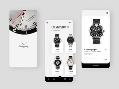 Watch Mobile Application UX UI Design