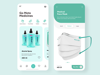 Surgical Equipments Mobile App UX UI Design alcohol clean ui coronavirus covid 19 creative design dashboard app face mask gloves medical app medicine minimal mobile apps mobile design surgical mask tablets trending 2020 vaccine