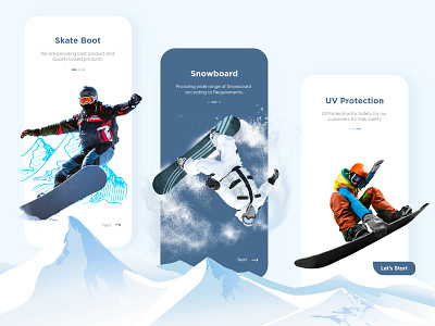 Onboarding Mobile App UX-UI Design android app design creative design dubai designer food fun illustration ios app design minimal mobile app mobile design snowboard top ux ui designer travel ui designer ux ui vacations web design