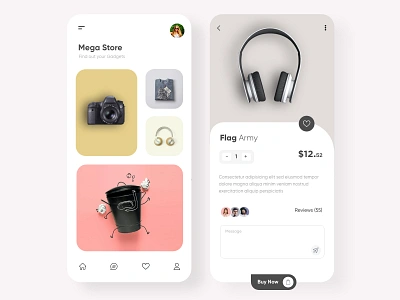 Mega store Mobile APP UX-UI Design 2020 trends android app design camera app creative design design dubai designer graphic illustration ios mobile app minimal mobile app modern design online shopping online store store app t shirt design top ux ui designer ux ui design