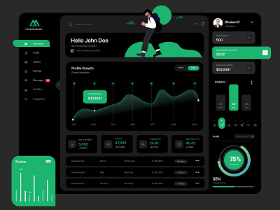 Banking Dashboard UX-UI Design