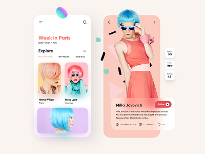 Fashion Mobile App UX/UI Design