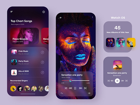 Music Mobile App UX-UI Design by Ghulam Rasool 🚀 for Upnow Studio on ...