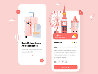 Travel Mobile App UX UI Design