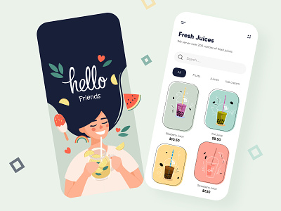 Juice Mobile App UX-UI Design