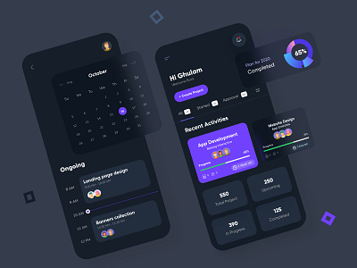 Task Management UX-UI Design by Ghulam Rasool 🚀 for Cuberto on Dribbble
