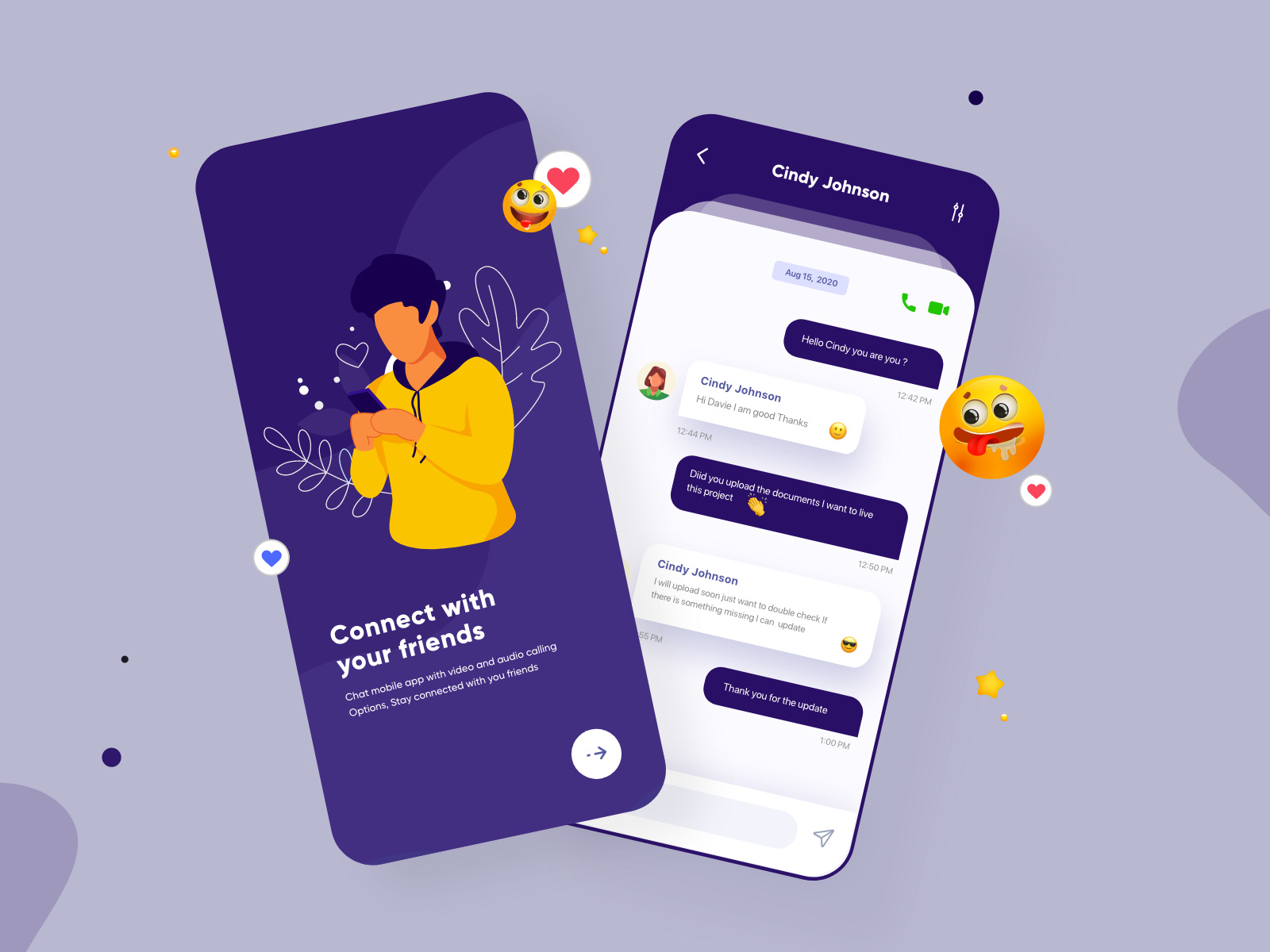 Chat Mobile App UI Design