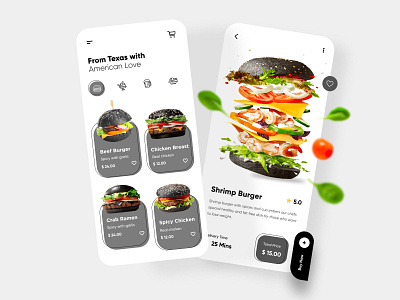 Food Mobile App Design app interface minimal mobile mobile app mobile apps mobile ui mobileapp mobileappdesign ui ui design uiux ux ux ui design
