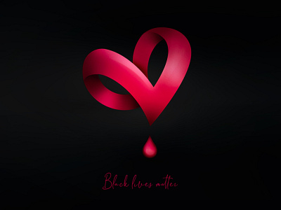 BLM 2d 3d blacklivesmatter blm creative design heart illustration inspiration pixel vector
