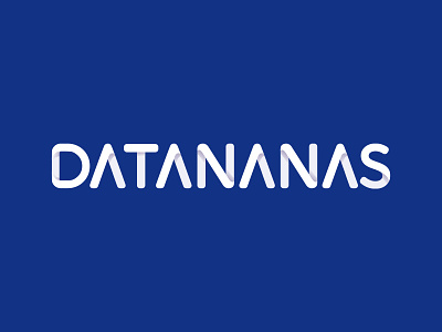 Datananas logo 2d branding design logo vector
