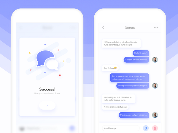 Chat Screen - Pop-up by Filip Legierski for Riotters on Dribbble