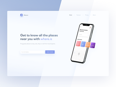 Where.is - Landing Page