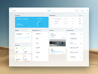 Finance App - Dashboard