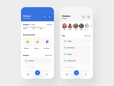 Cloud Files by Filip Legierski for Riotters on Dribbble