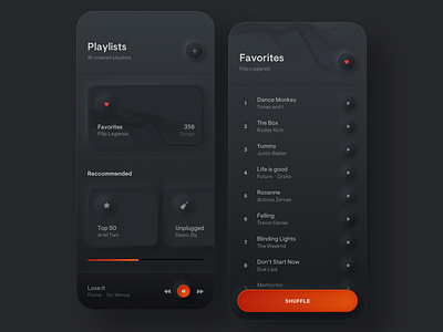 Spotify - Now playing by Abdul Rehman on Dribbble