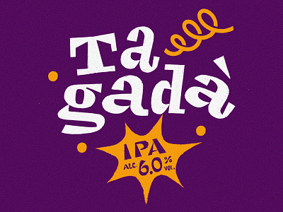 Tagadà design illustration lettering logo type typography