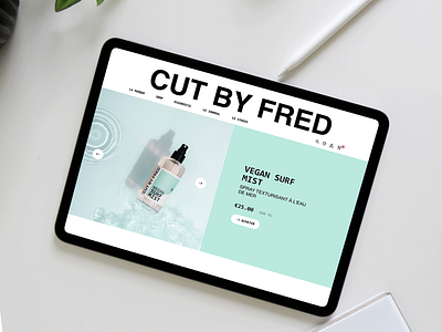 Cut By Fred — Brand identity ✂️ brand branding design desktop illustration logo ui ux vector website