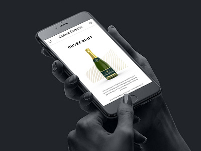 Canard-Duchêne - Page product mobile version champagne mobile ui